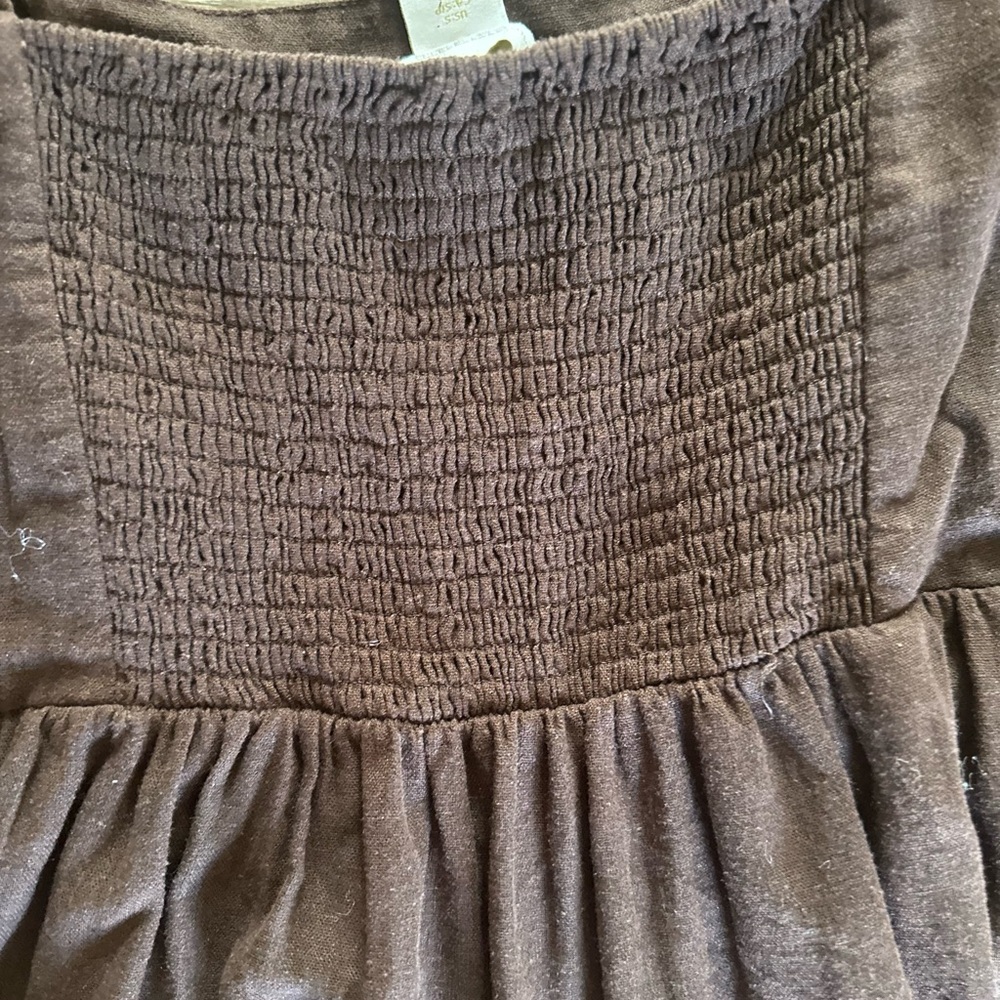 House of Harlow 1960 Brown Puff Sleeve Mini Dress - Picture 7 of 8